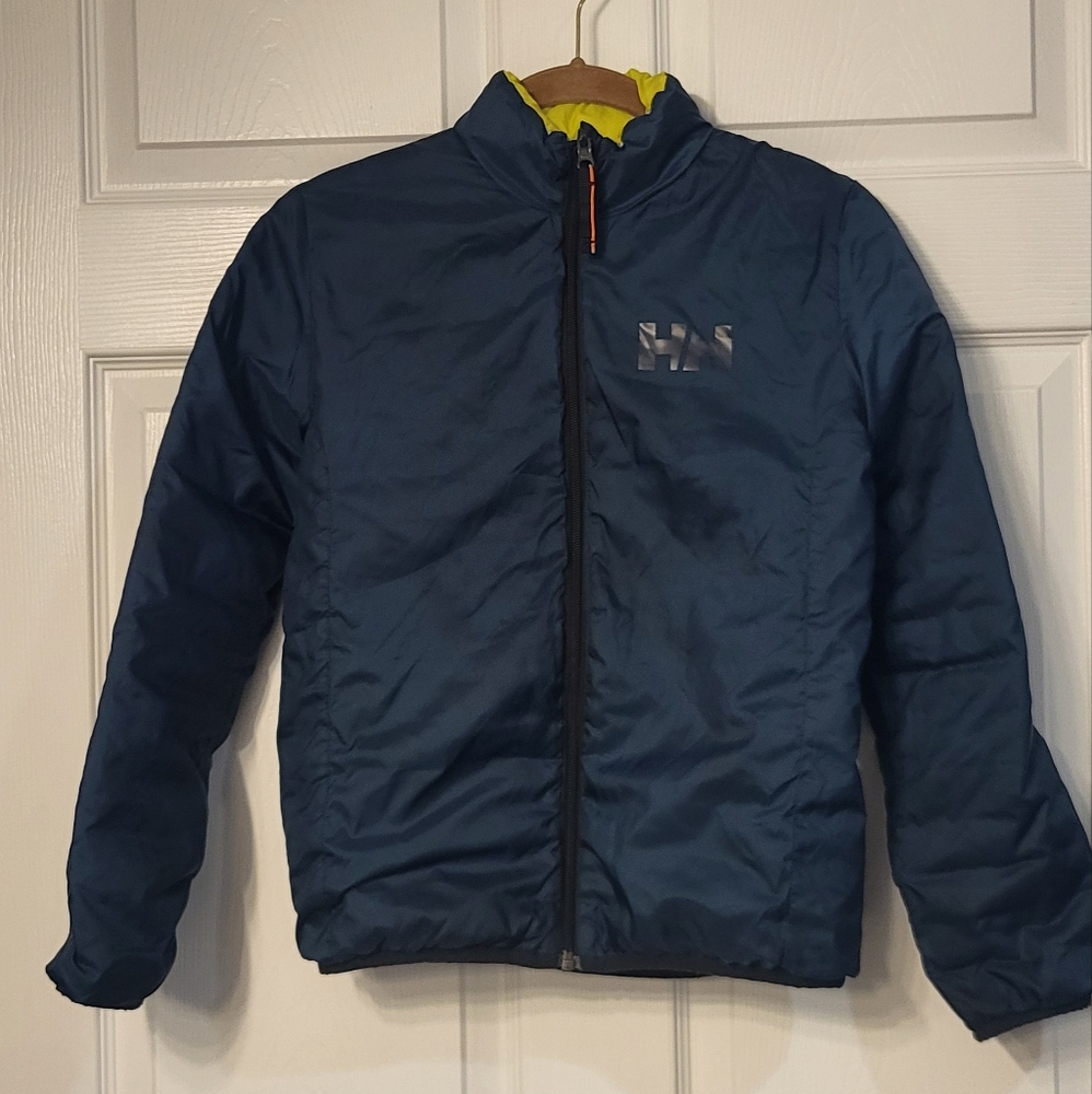 Helly Hansen Blue Reversible Puffer Jacket Size 12